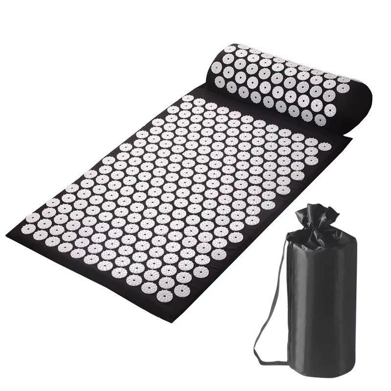 Acupressure Mat & Pillow Set – Back, Neck & Foot Pain Relief