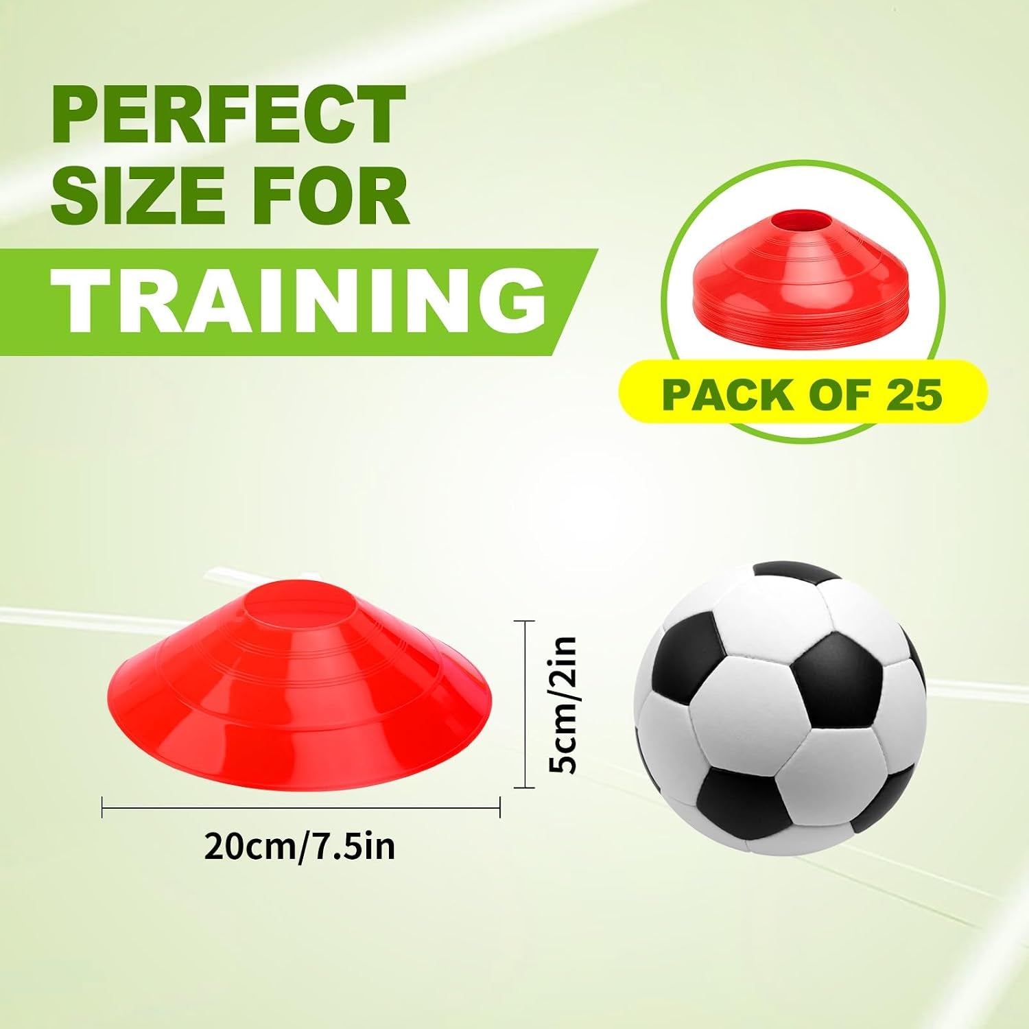 Speed & Agility Training Cone Set with Carry Bag