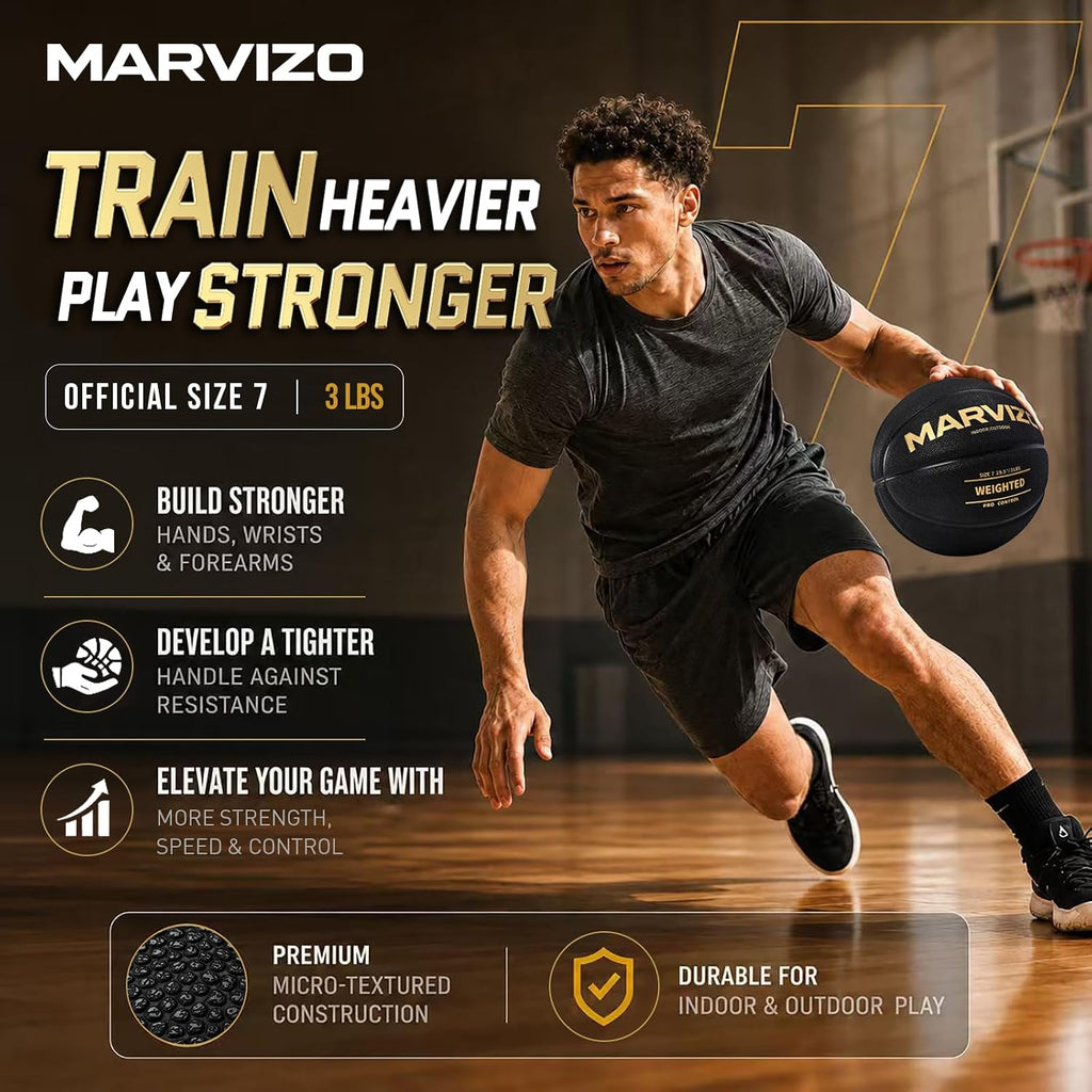 Weighted Training Basketball – Build Dribbling & Ball-Handling Strength