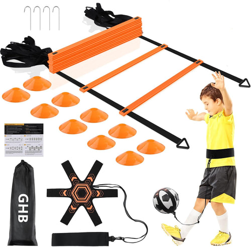 20Ft Agility Ladder & Cone Speed Training Set for Athletes