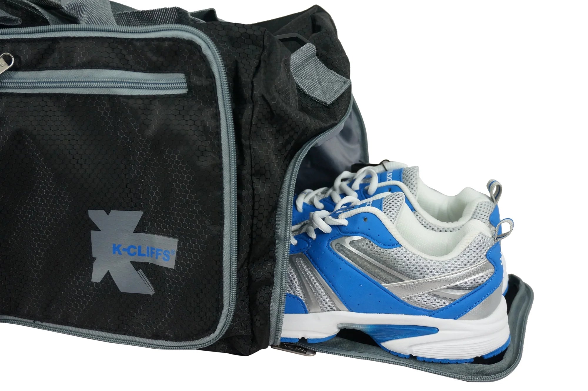 Foldable Gym Duffel Bag with Shoe Compartment – 28In Sports Travel Bag