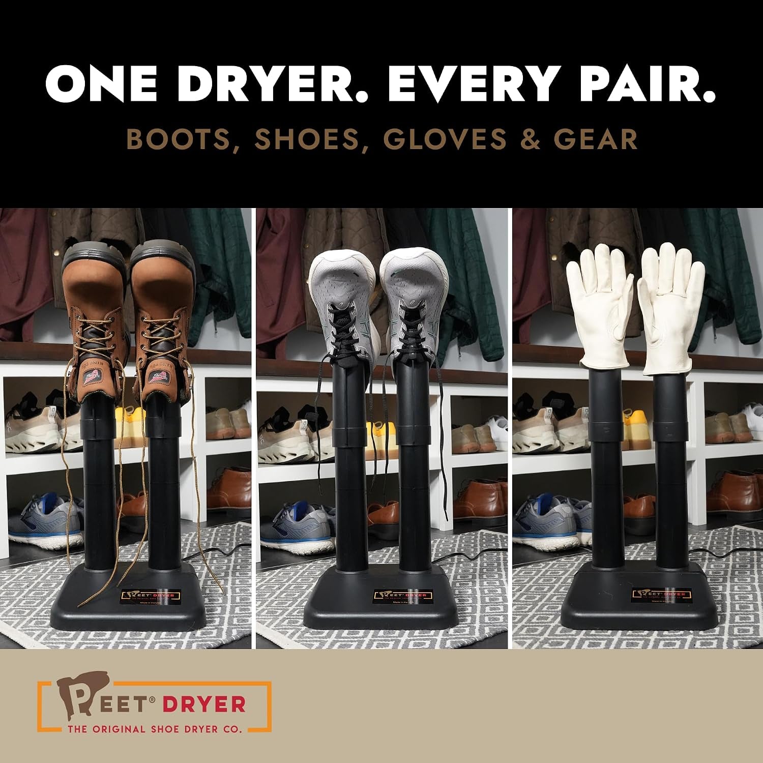 Electric Shoe & Boot Dryer – Fast, Silent, Odor-Free