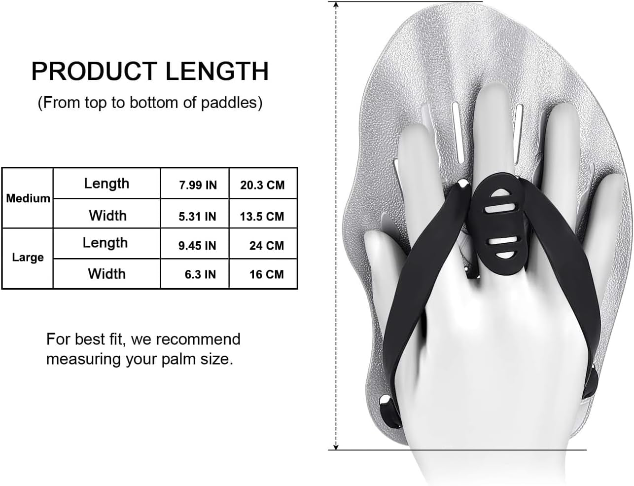 Swim Training Hand Paddles – Adjustable Resistance for Faster Strokes
