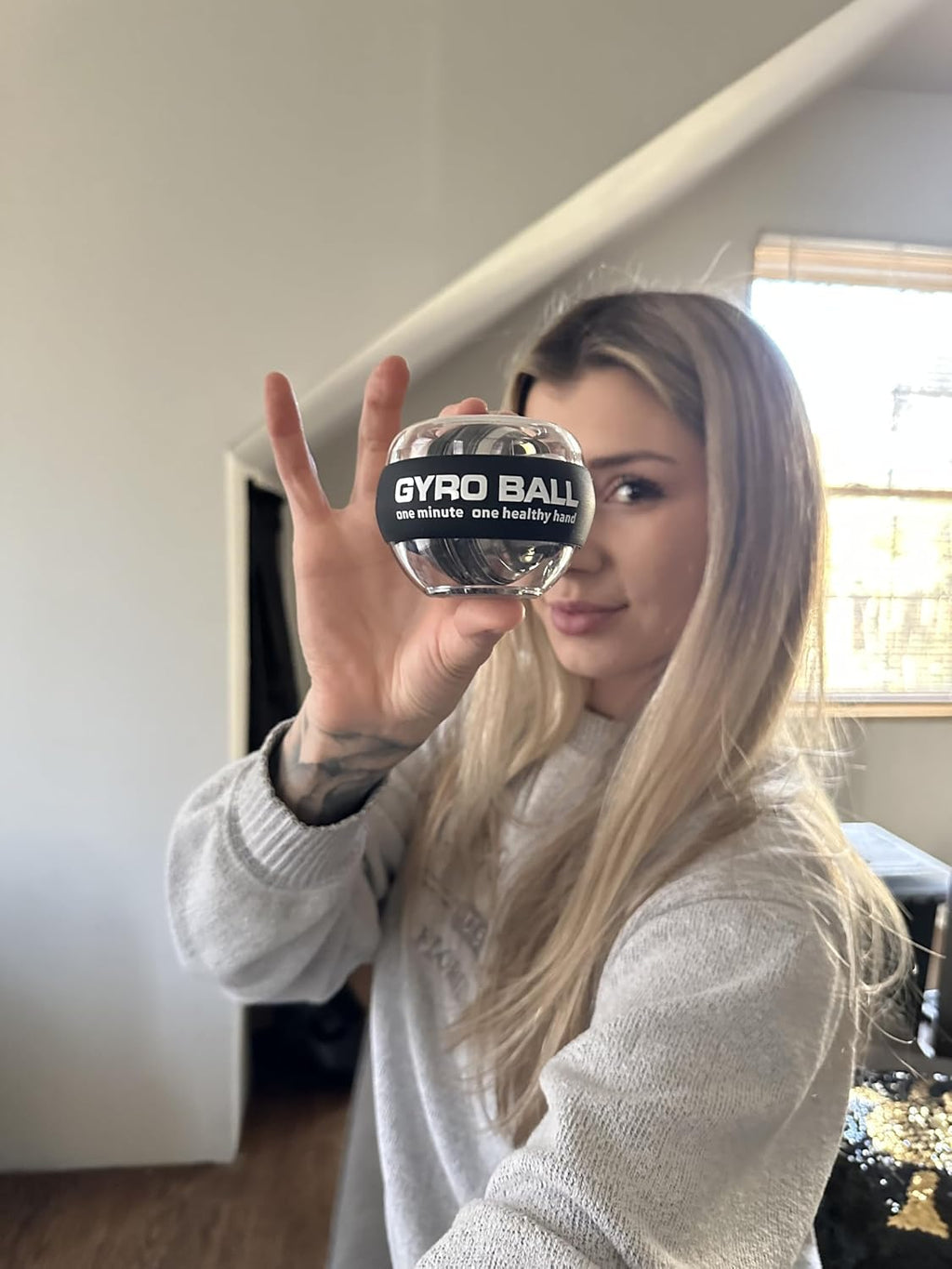Gyroscopic Wrist Ball Forearm & Grip Strength Trainer