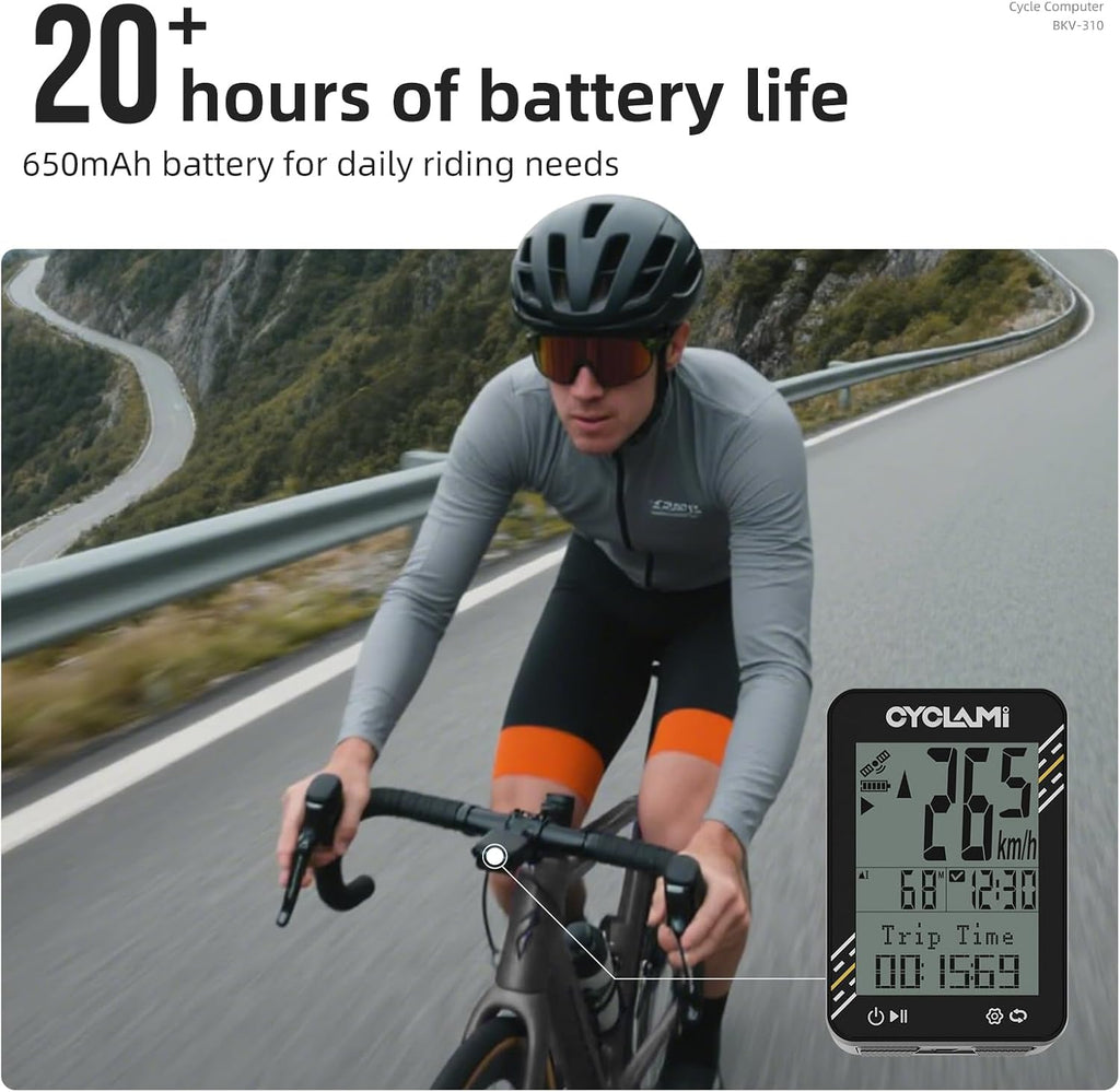 GPS Bike Computer – Wireless Speedometer & Odometer for Cyclists