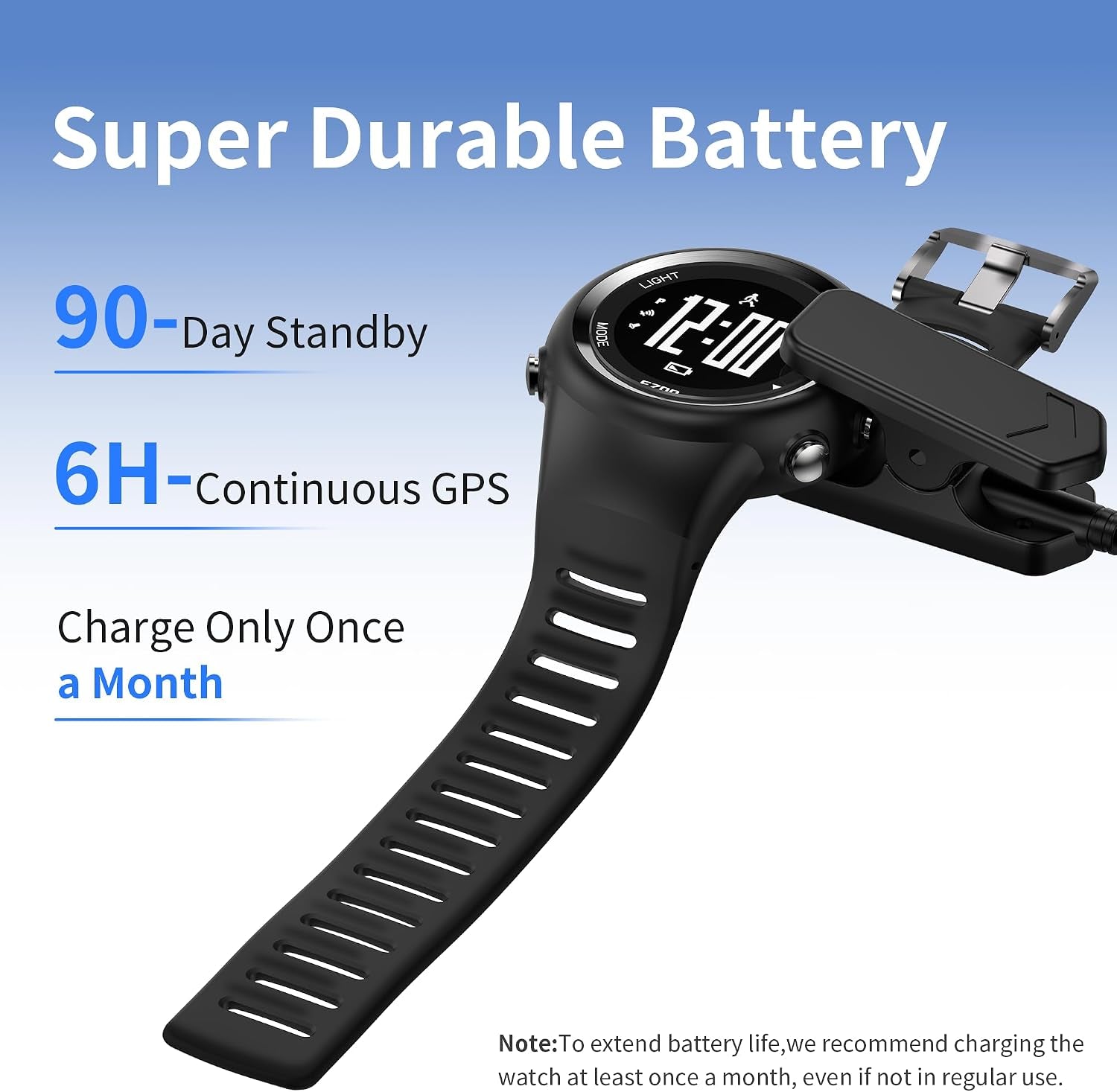 Budget GPS Running Watch with Pace, Distance & Calorie Tracker