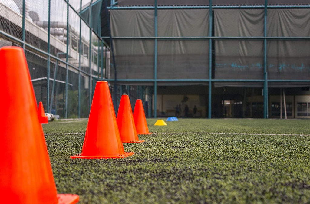 9-Inch Agility Training Cones (Set of 10) – Soccer & Speed Drill Markers