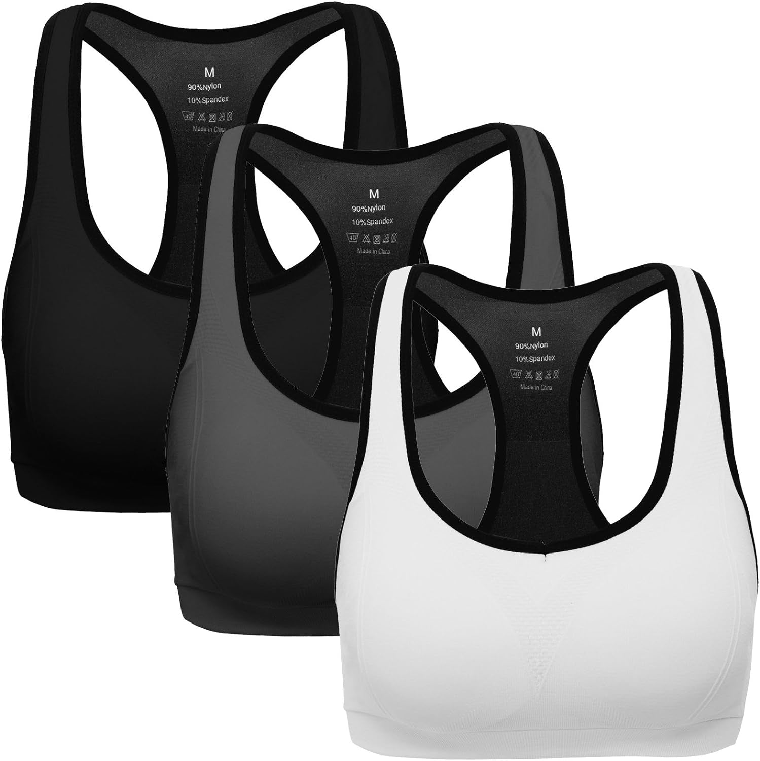 High-Impact Seamless Sports Bra – Racerback Support for Running & Gym