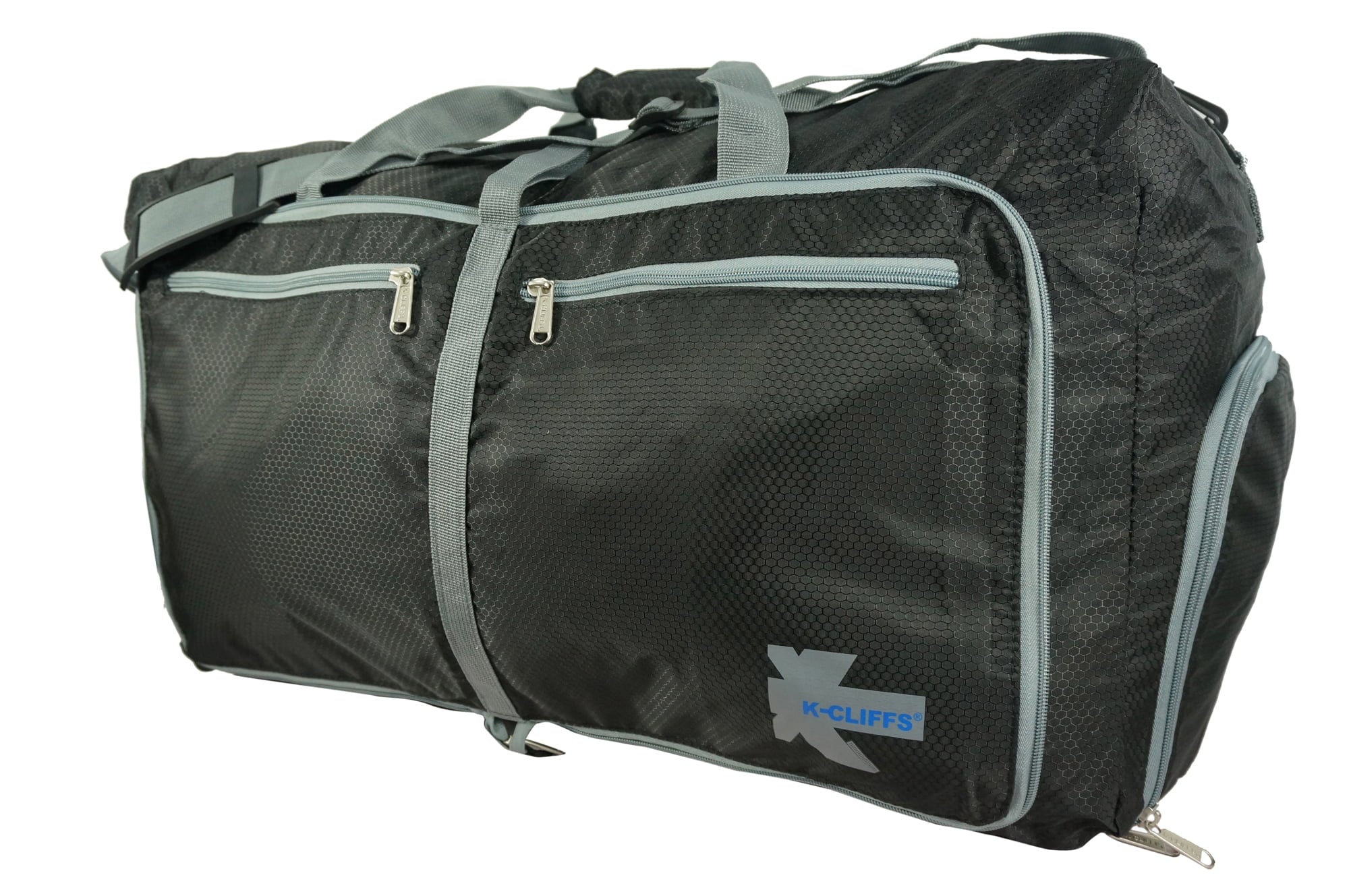 Foldable Gym Duffel Bag with Shoe Compartment – 28In Sports Travel Bag