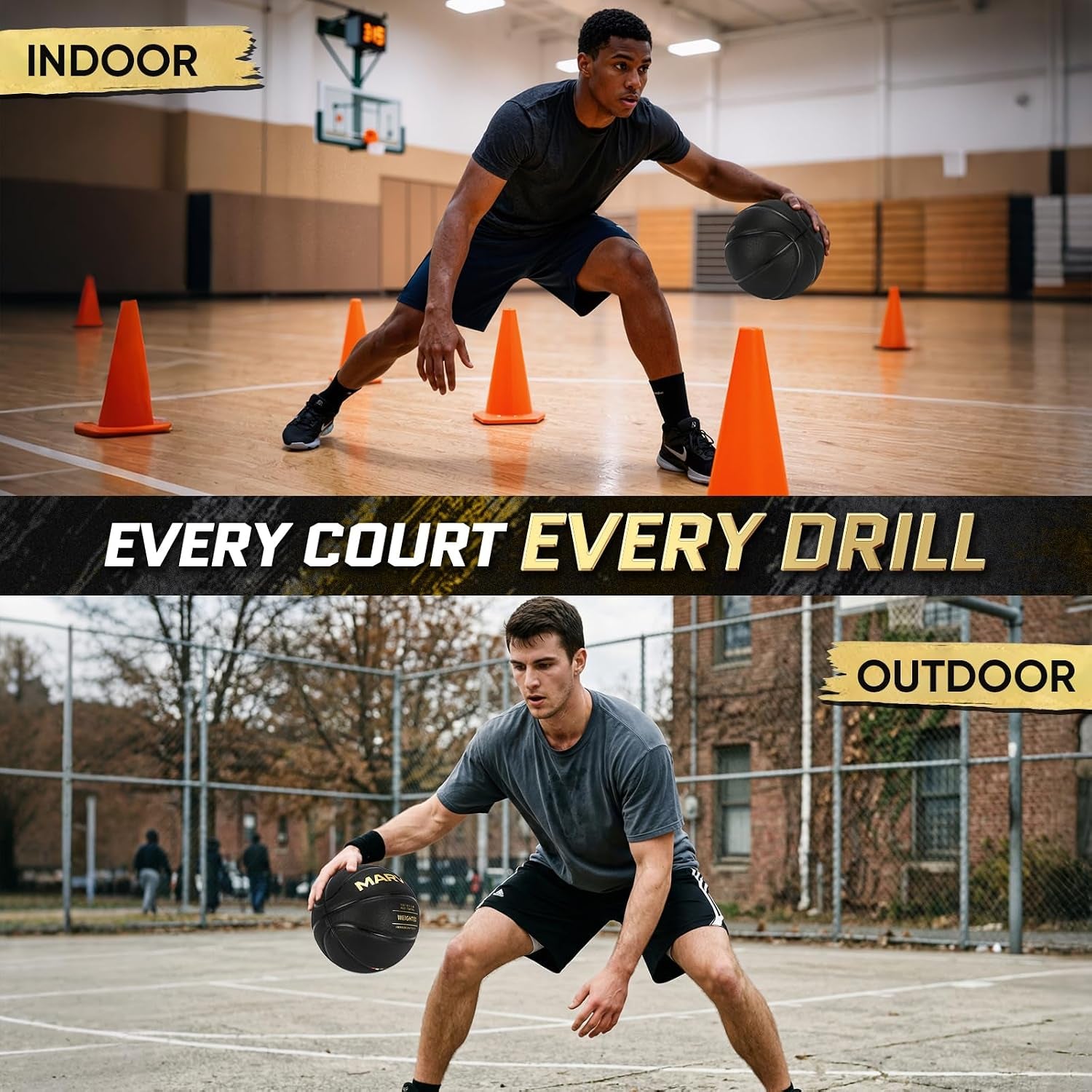Weighted Training Basketball – Build Dribbling & Ball-Handling Strength