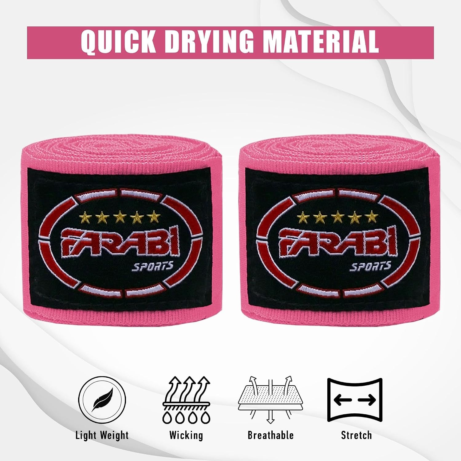 Boxing Hand Wraps – 100In Wrist & Knuckle Support for Training