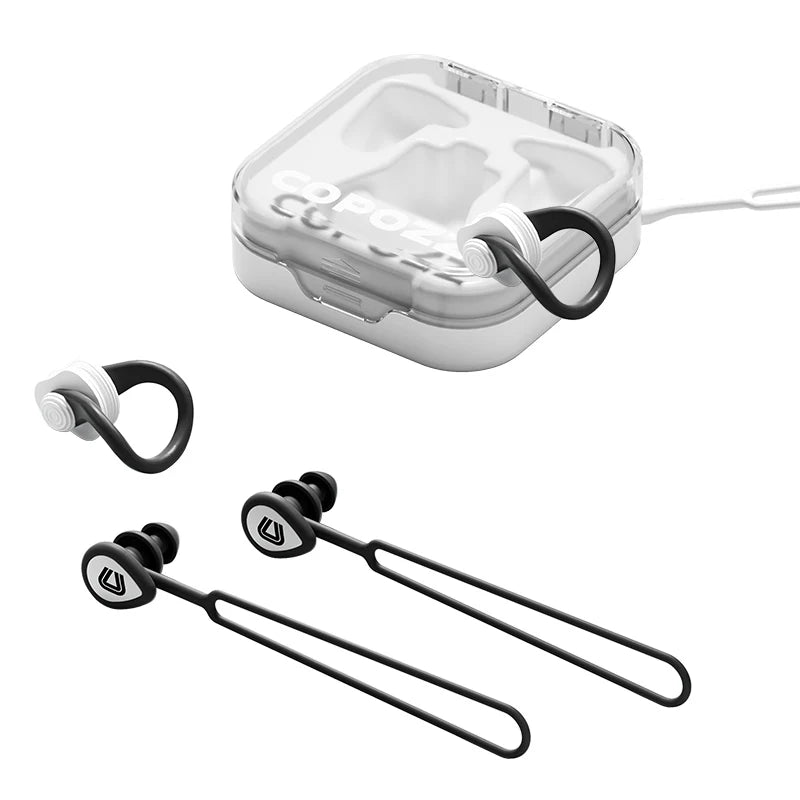 Waterproof Swim Earplug & Nose Clip Set – Silicone Ear Protection