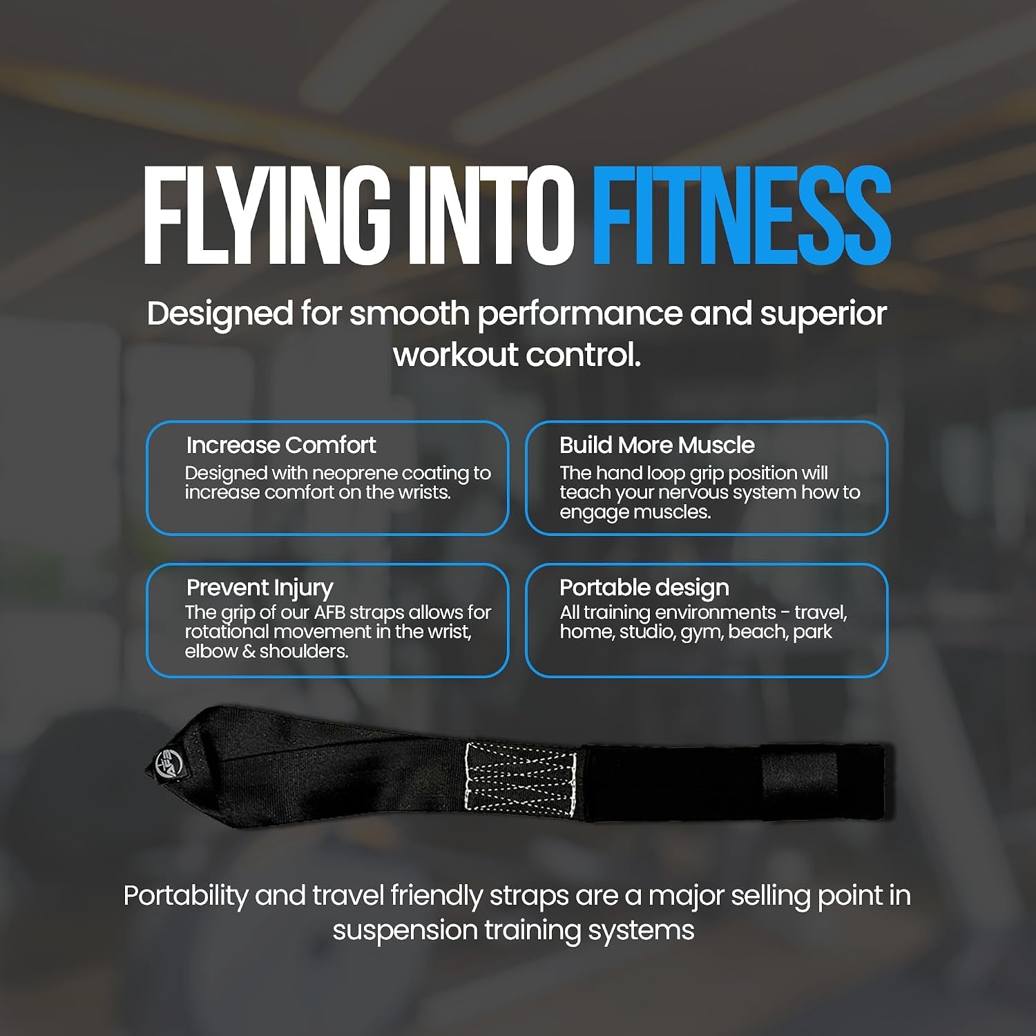 Premium Suspension Trainer Straps – Full-Body Bodyweight Workout System
