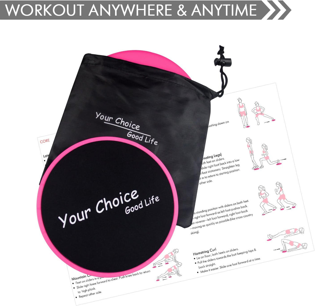 Dual-Sided Core Sliders – Full-Body Gliding Disc Ab Workout Set