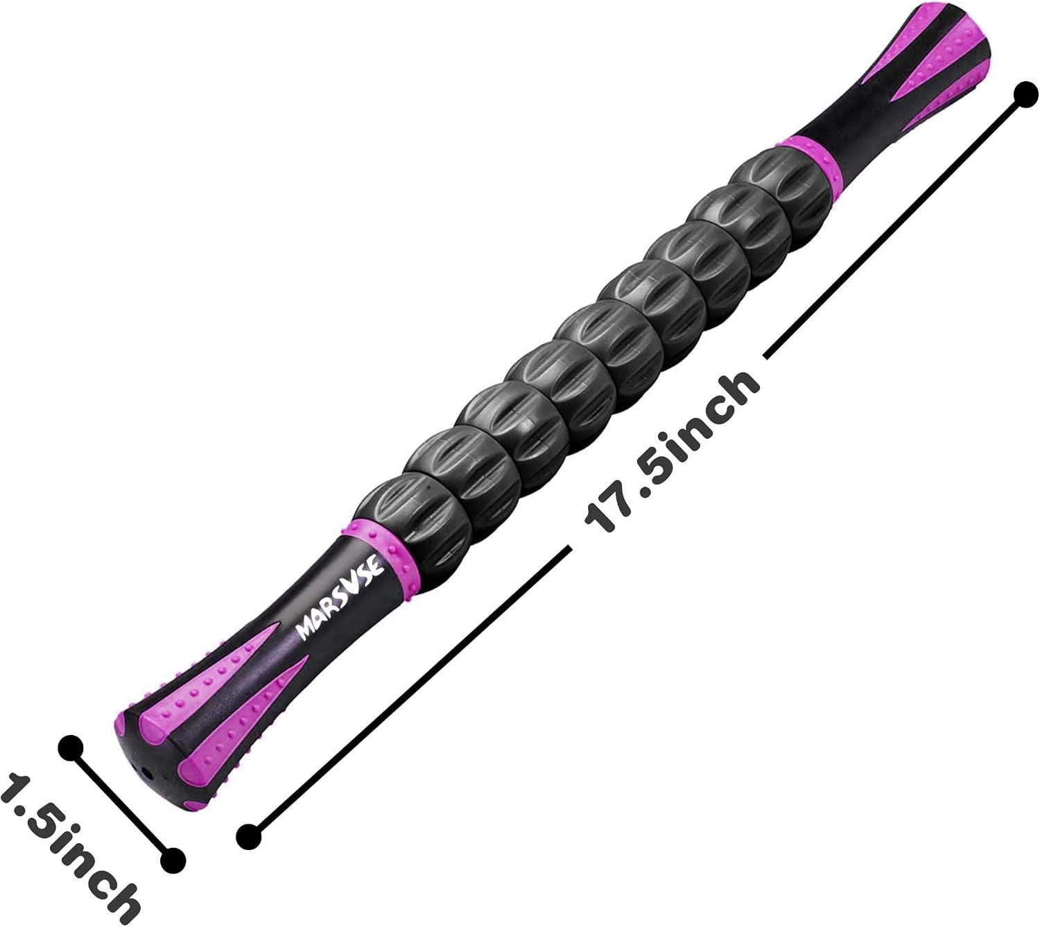 18-Inch Muscle Roller Stick – Deep Tissue Massage for Athletes