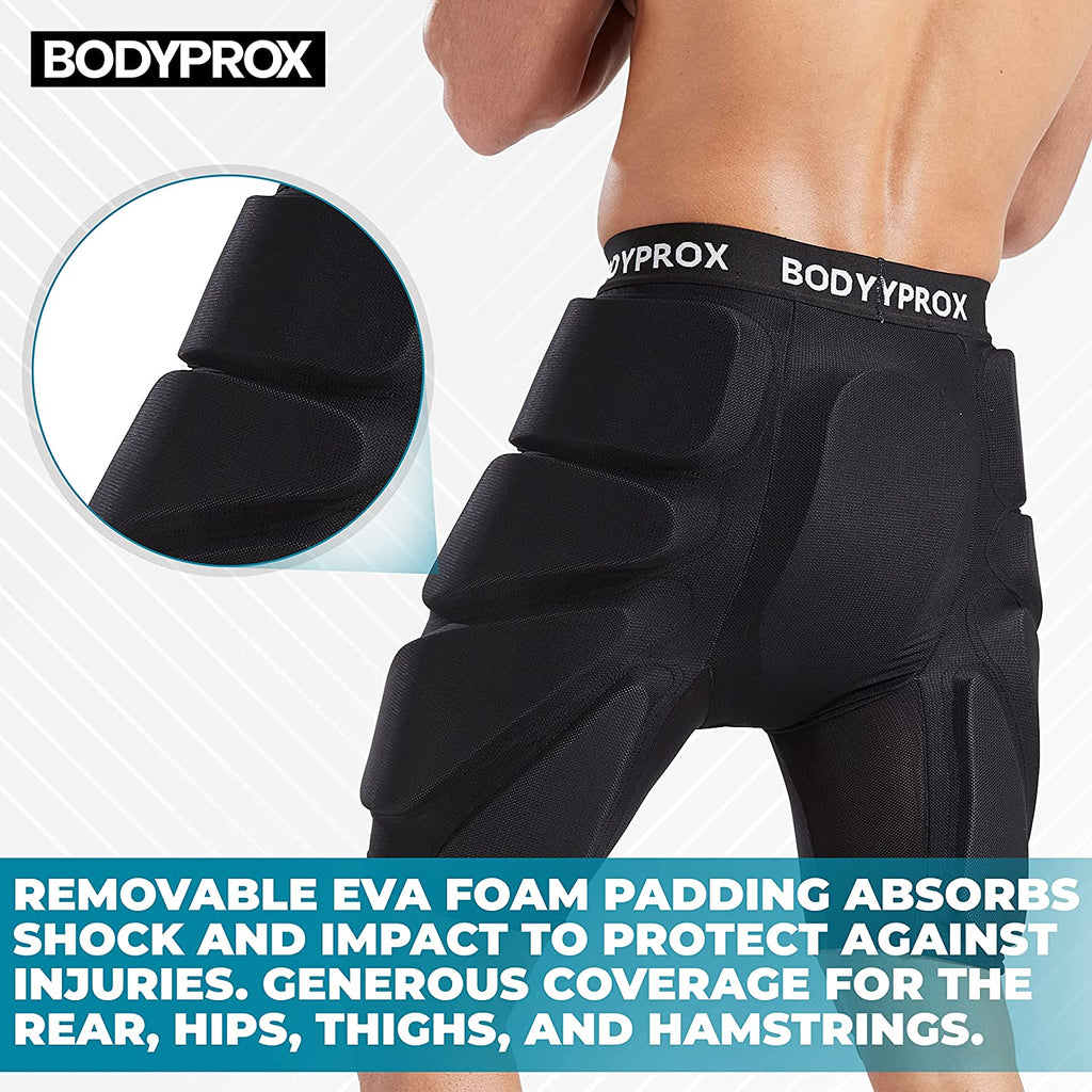 Padded Protective Shorts – 3D Hip & Tailbone Guard for Ski & Snowboard