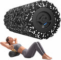 4-Speed Vibrating Foam Roller – Rechargeable Deep Muscle Massager