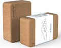 Natural Cork Yoga Blocks 2-Pack – Non-Slip Support for Stability