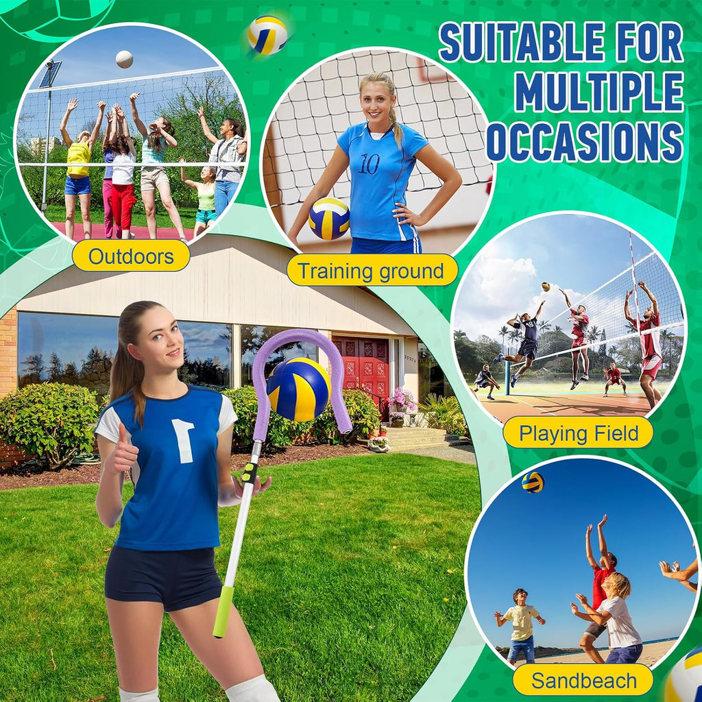Adjustable Volleyball Spike Trainer – Solo Hitting & Serving Practice Aid