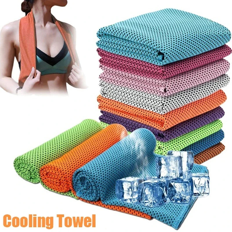 Instant Cooling Sports Towel – Sweat-Wicking Quick-Dry Chill Cloth