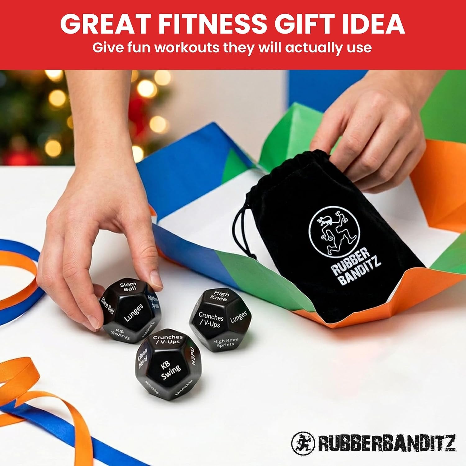 Fitness Dice Set – Full Body Workout Game for Home & Gym Training