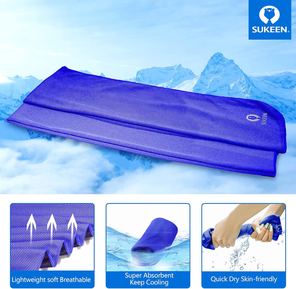 Instant Cooling Towel & Neck Wrap – Chill Relief for Workouts