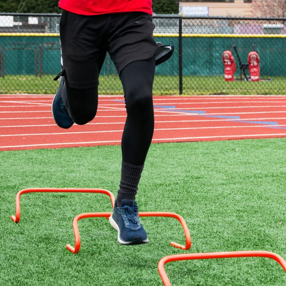 4-Pack Detachable Agility Hurdles – Soccer & Speed Training Equipment