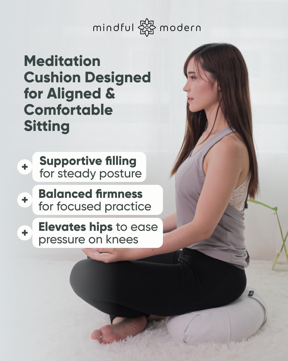 Buckwheat Zafu Meditation Cushion – Comfortable Floor Seat