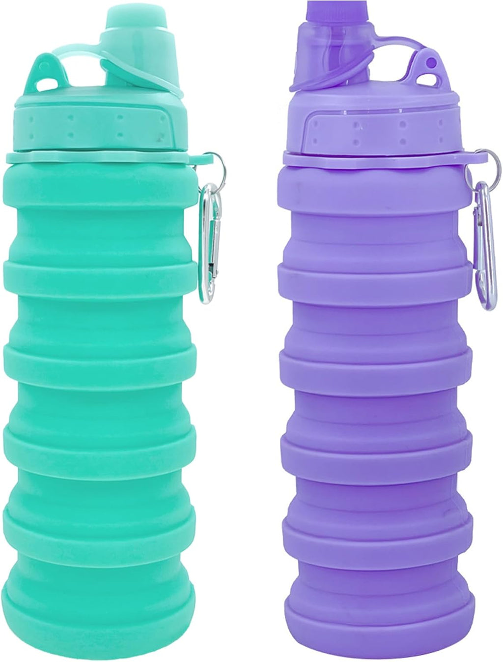 Collapsible Silicone Water Bottle for Travel & Outdoor Sports