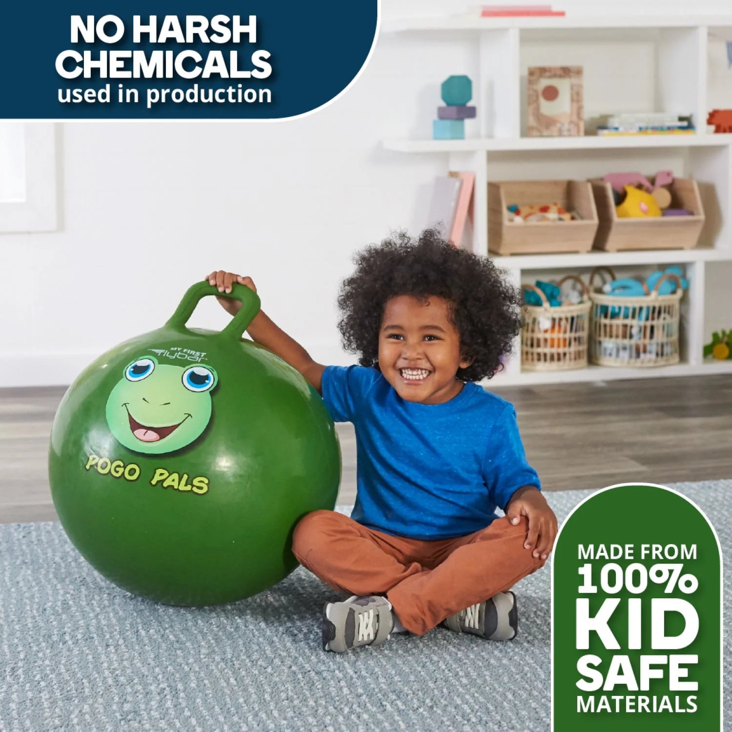 Frog Hopper Ball – Kids Bouncing Balance & Jumping Toy