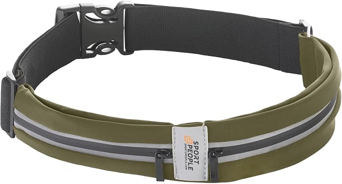 Reflective Running Belt with Phone Pouch