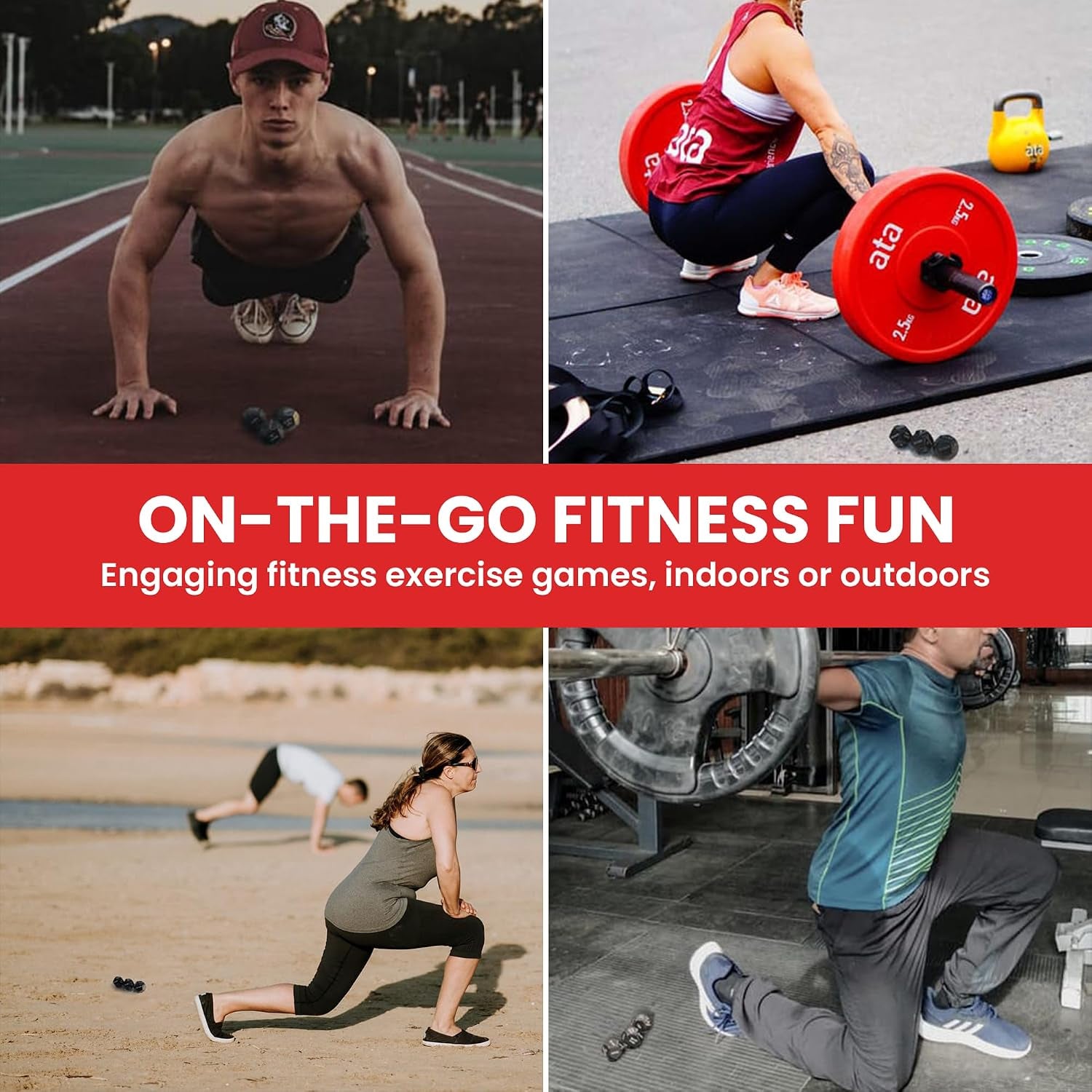 Fitness Dice Set – Full Body Workout Game for Home & Gym Training