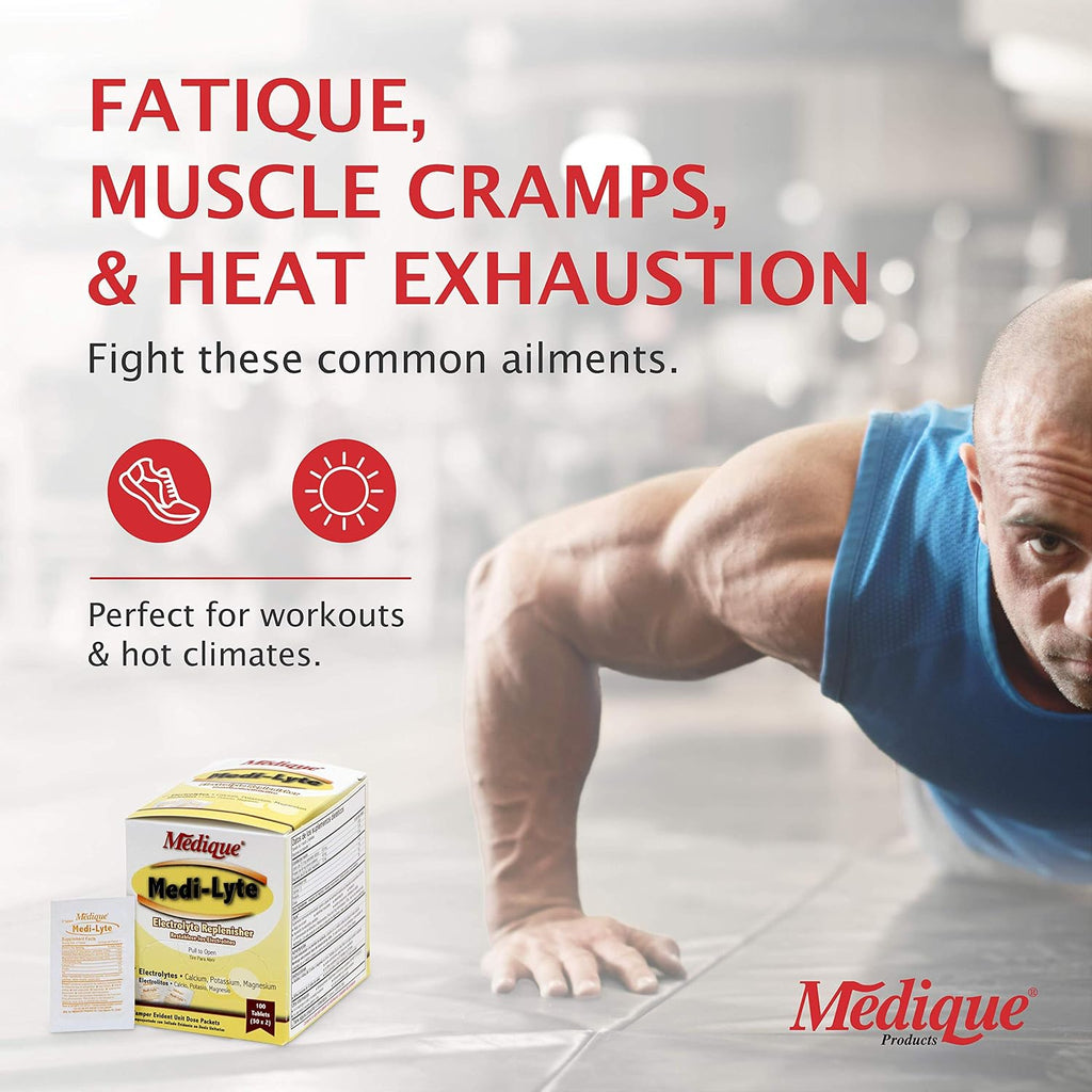 Electrolyte Rehydration Tablets for Fast Cramp & Fatigue Relief