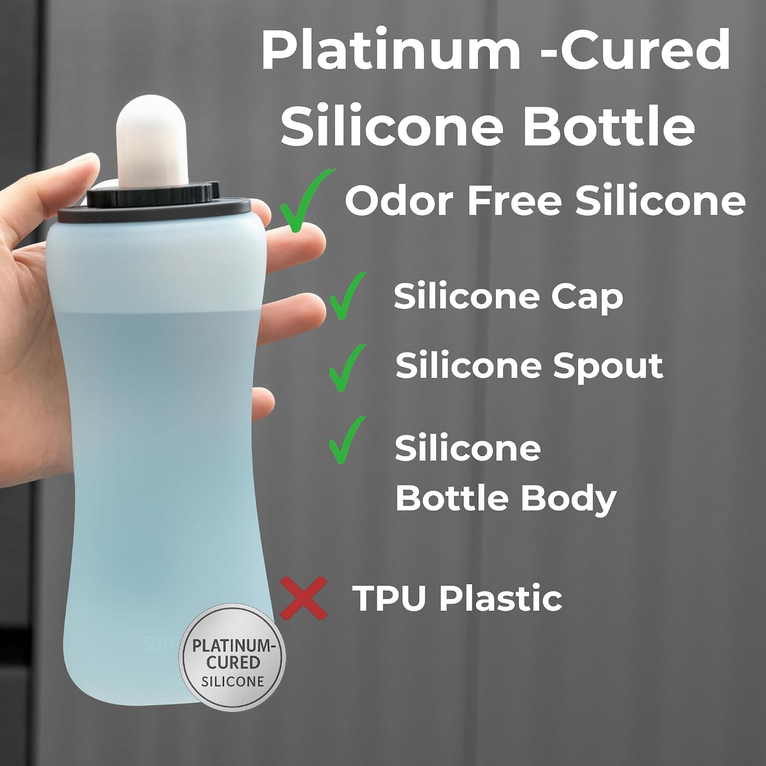 Collapsible Handheld Running Water Bottle – Lightweight & Leak-Proof
