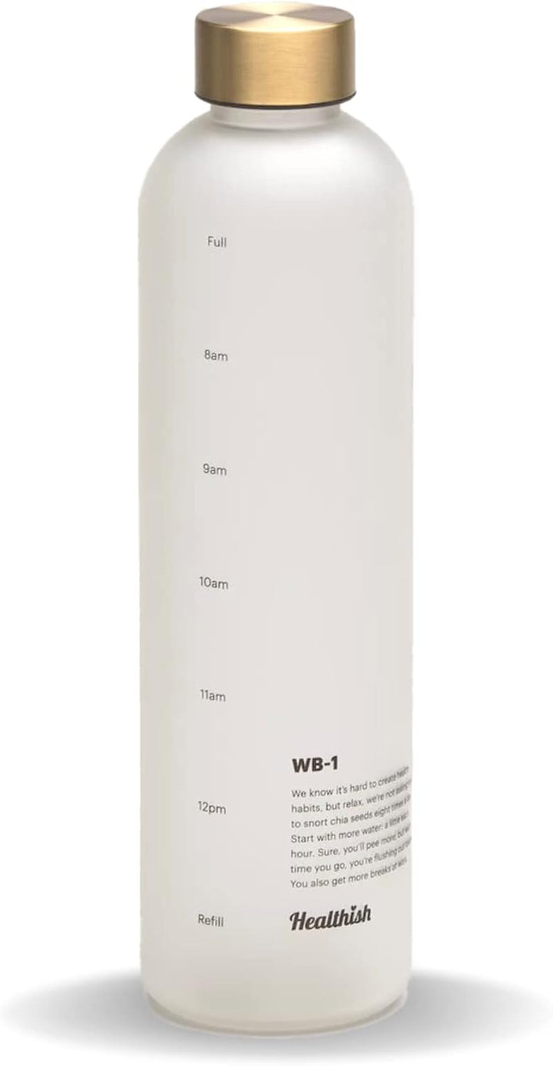 Motivational Time-Marked Water Bottle for All-Day Hydration