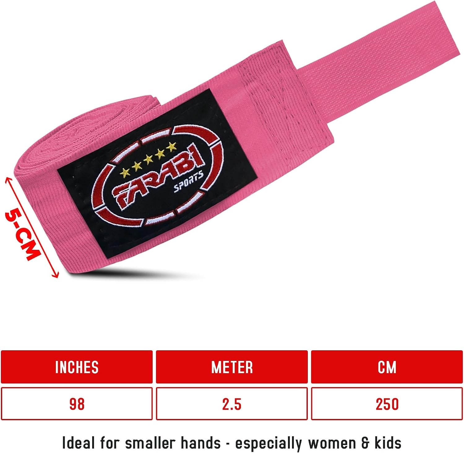 Boxing Hand Wraps – 100In Wrist & Knuckle Support for Training