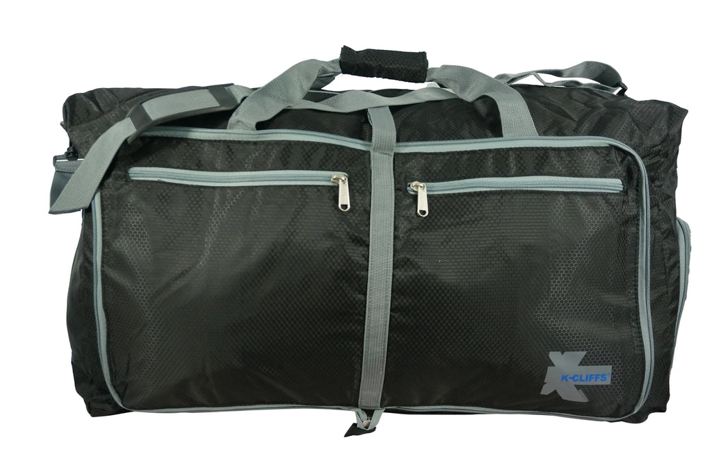Foldable Gym Duffel Bag with Shoe Compartment – 28In Sports Travel Bag