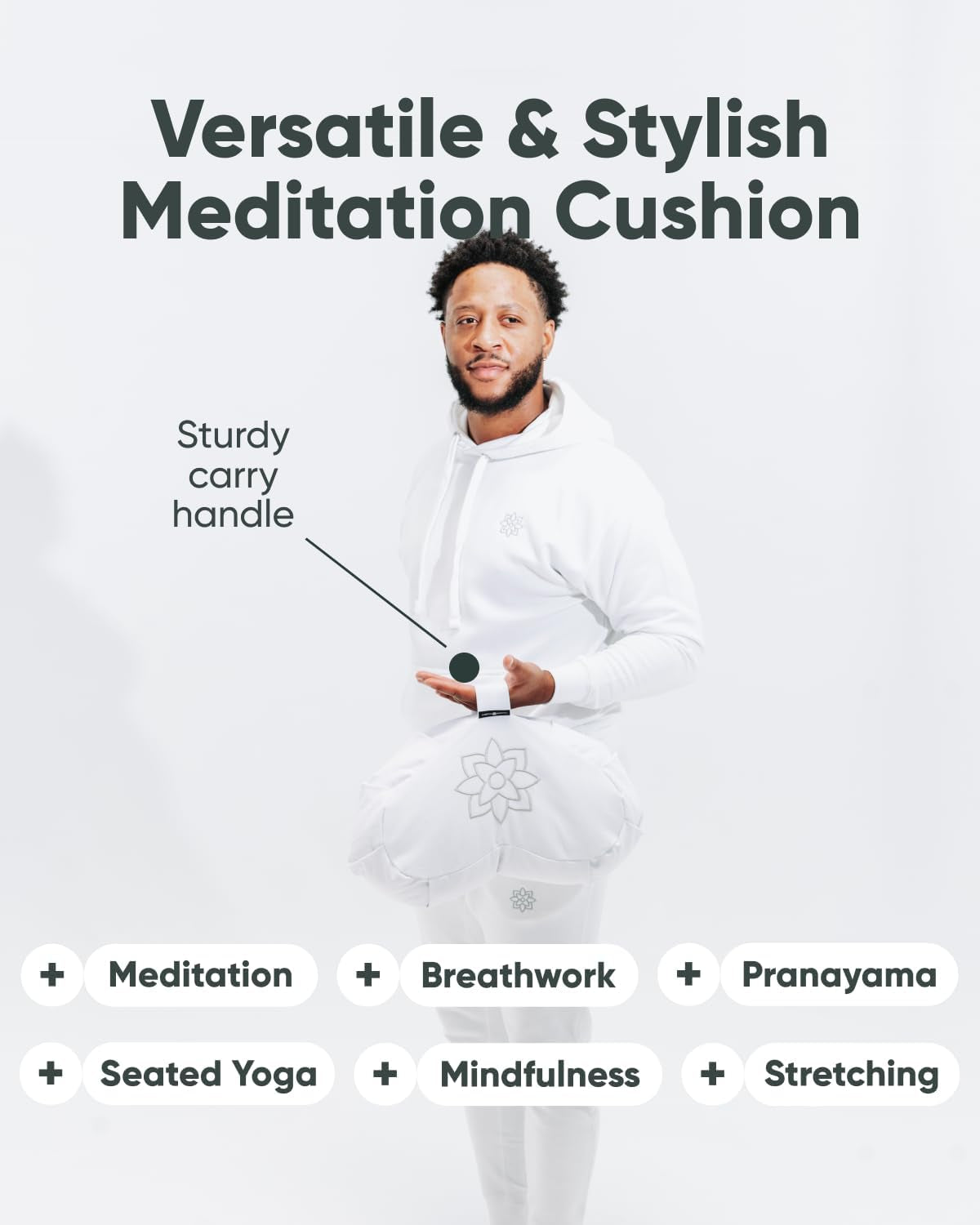 Buckwheat Zafu Meditation Cushion – Comfortable Floor Seat