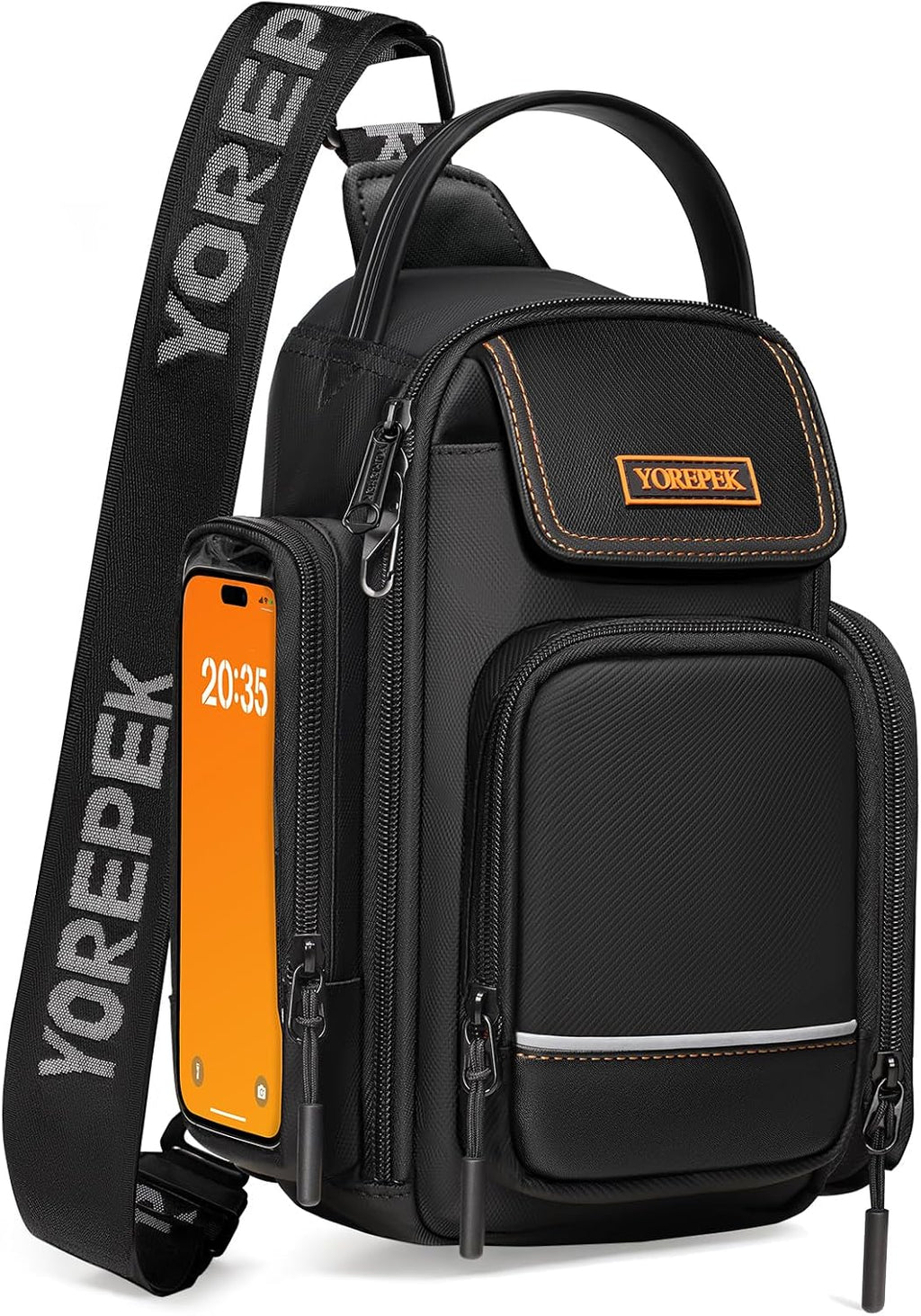 Magnetic Insulated Gym Bottle Carrier with Phone Pouch