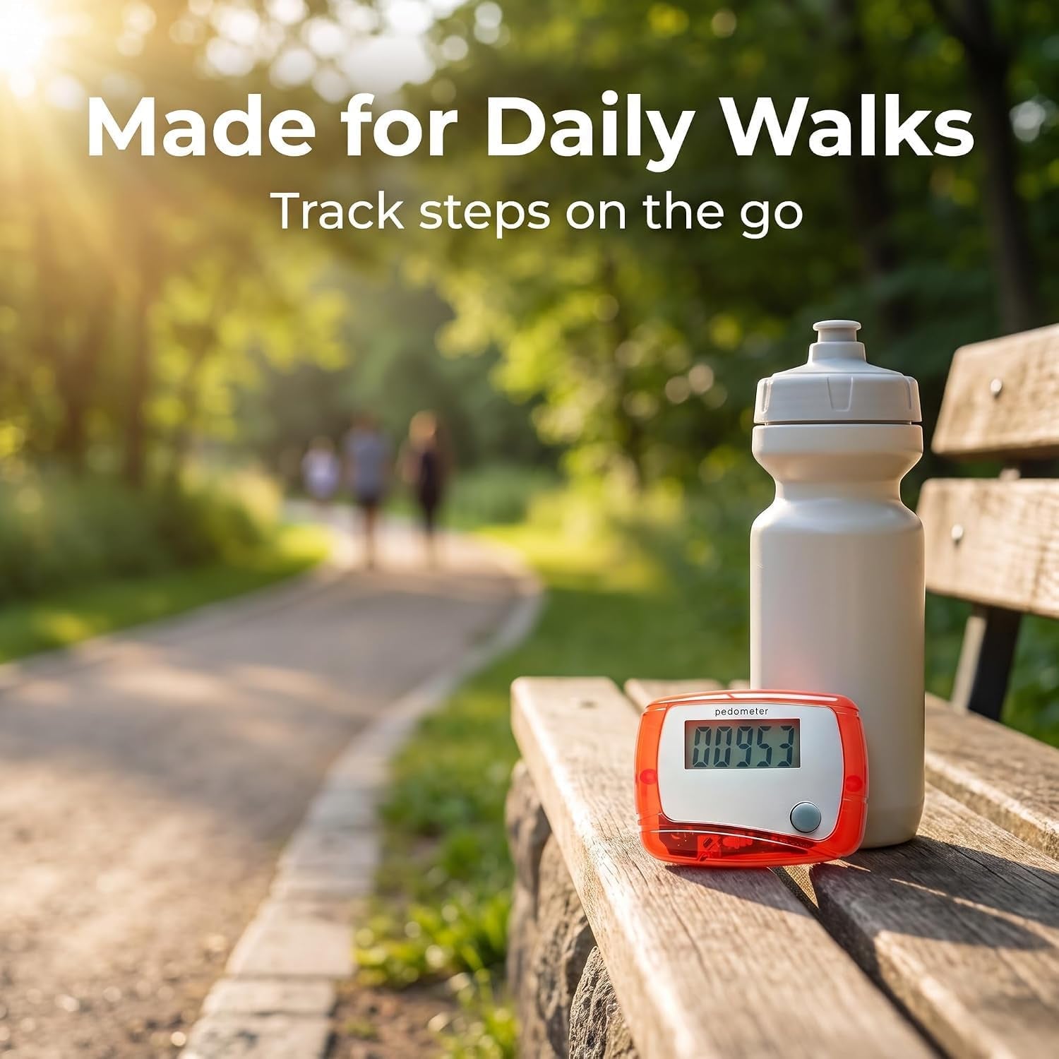 Mini Digital Clip-On Pedometer with Calorie Counter