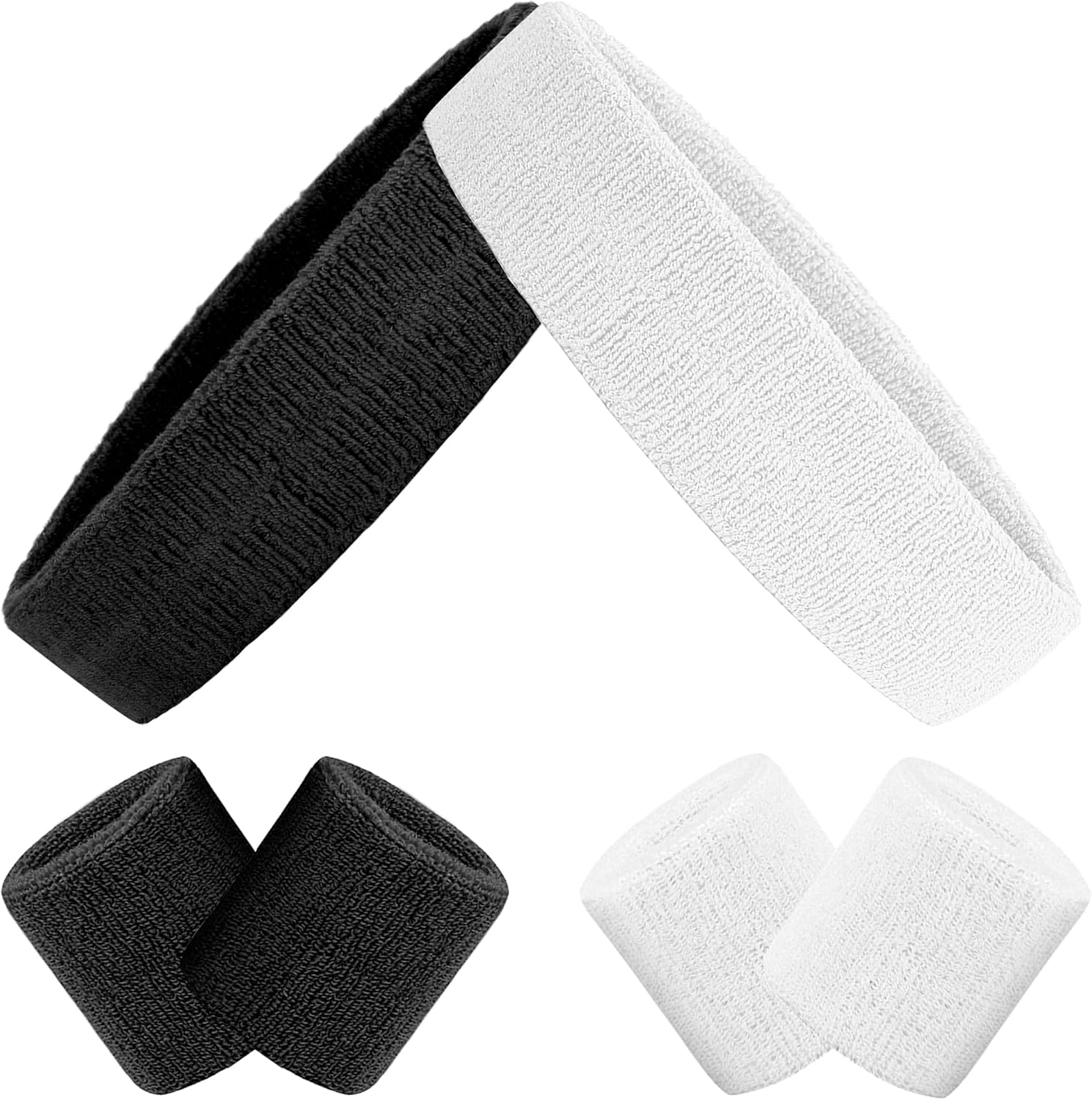 Moisture-Wicking Sweatband Set