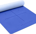 Non-Slip Yoga Mat with Posture Alignment Lines