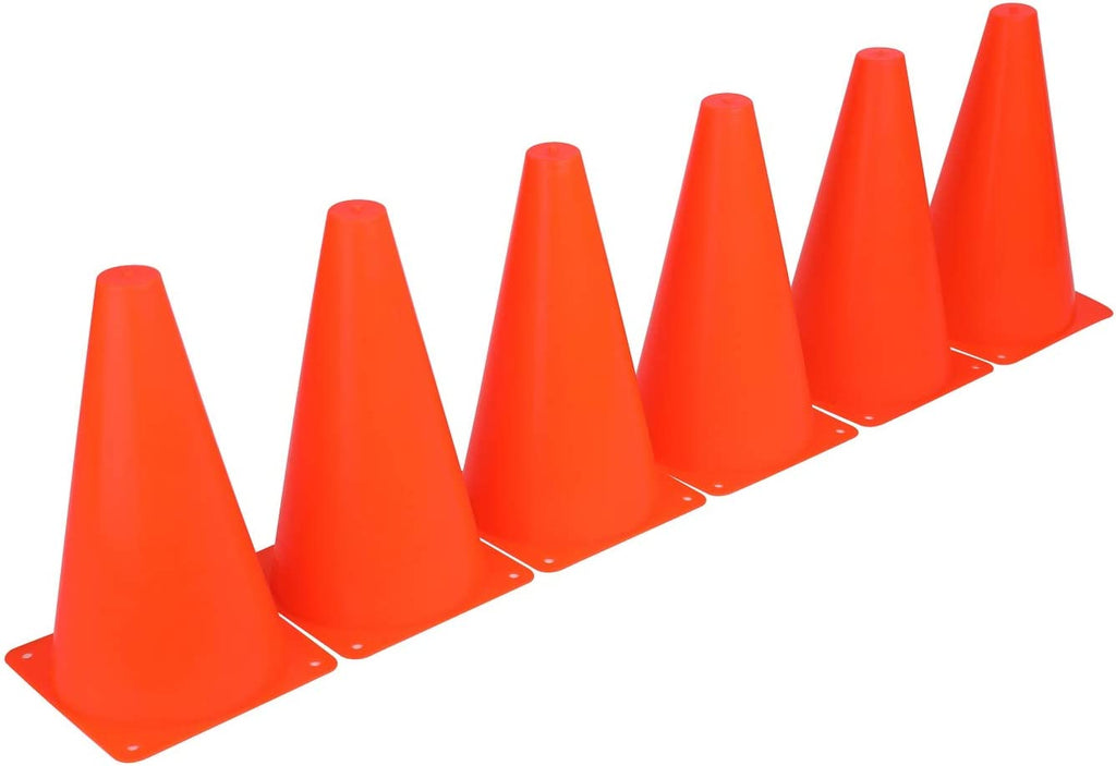 9-Inch Agility Training Cones (Set of 10) – Soccer & Speed Drill Markers
