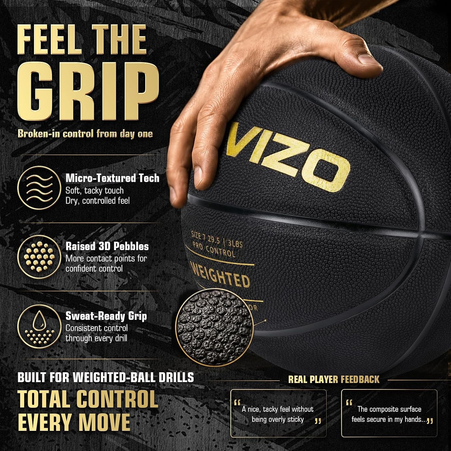 Weighted Training Basketball – Build Dribbling & Ball-Handling Strength