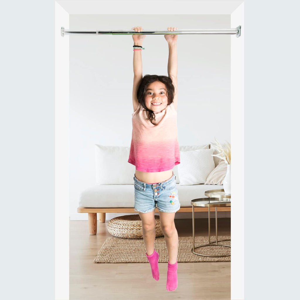 No-Screw Doorway Pull-Up & Chin-Up Bar – Portable Home Gym Trainer