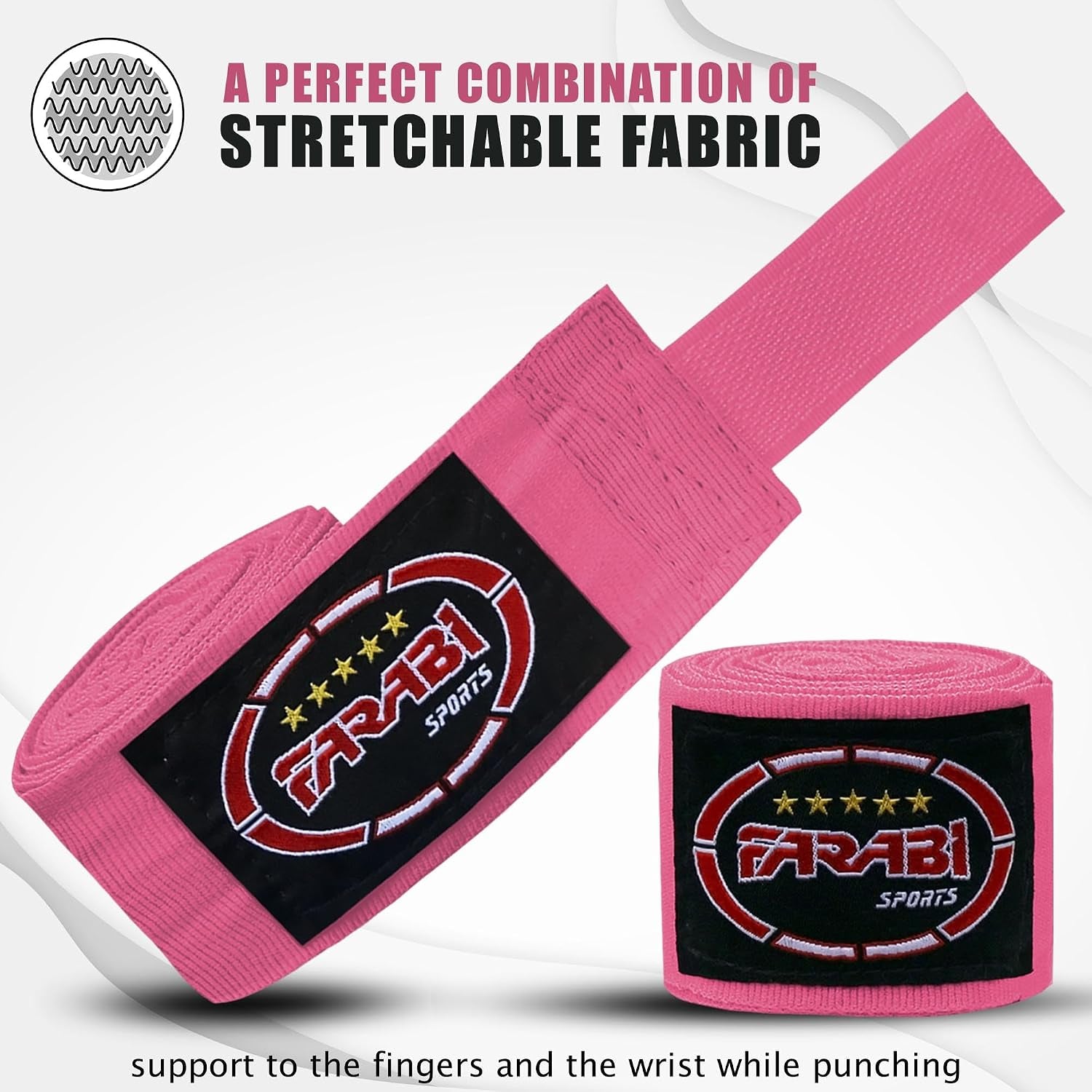 Boxing Hand Wraps – 100In Wrist & Knuckle Support for Training
