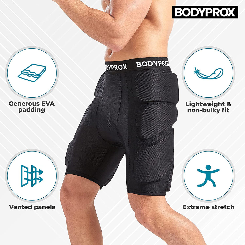 Padded Protective Shorts – 3D Hip & Tailbone Guard for Ski & Snowboard