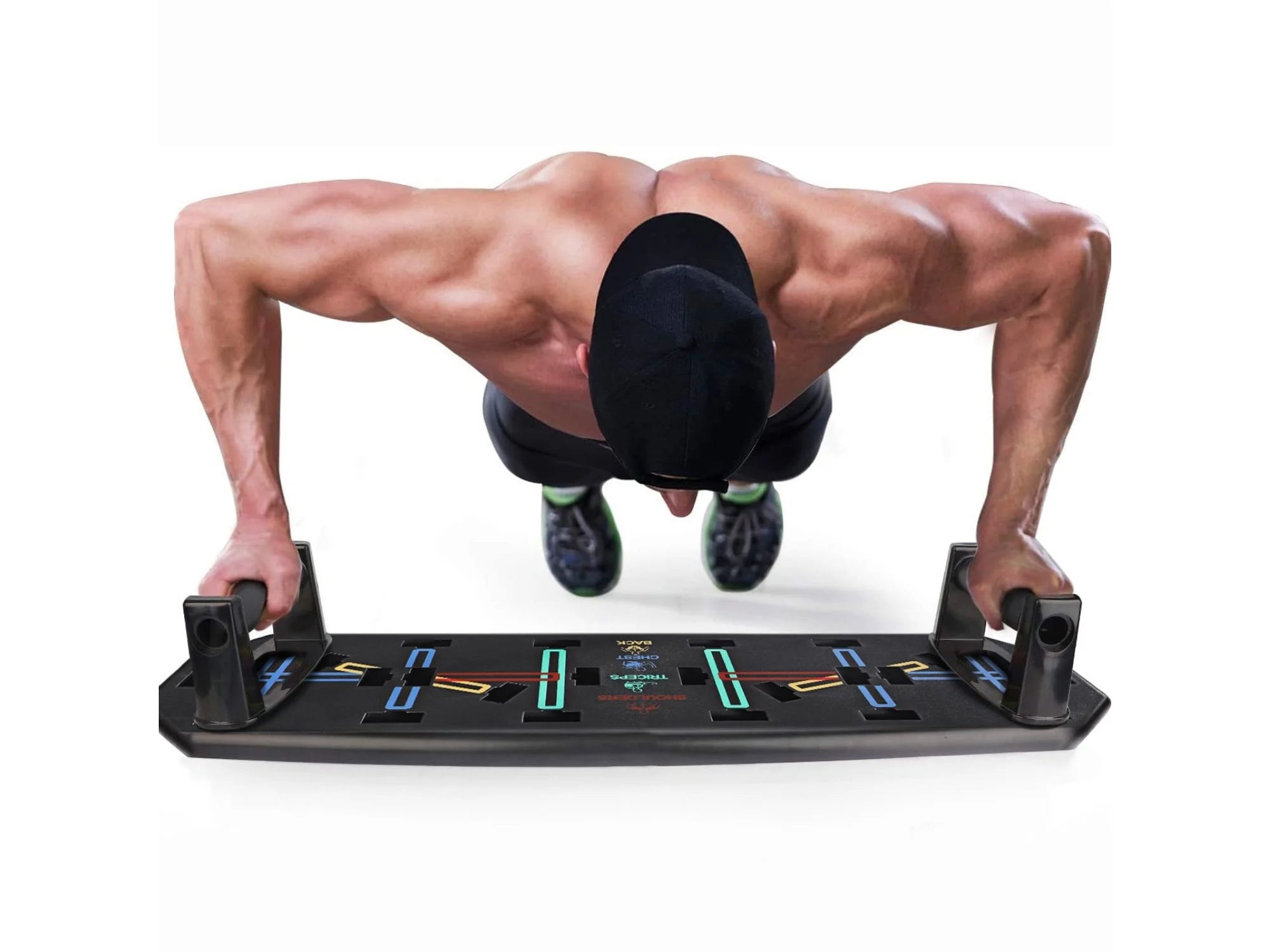 10 in 1 Push up Rack Board System Fitness Workout Train Gym Exercise