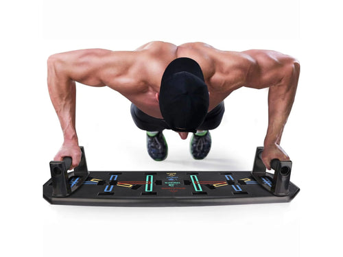 10 in 1 Push up Rack Board System Fitness Workout Train Gym Exercise