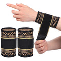 Copper-Infused Wrist Compression Sleeve for Workout Support